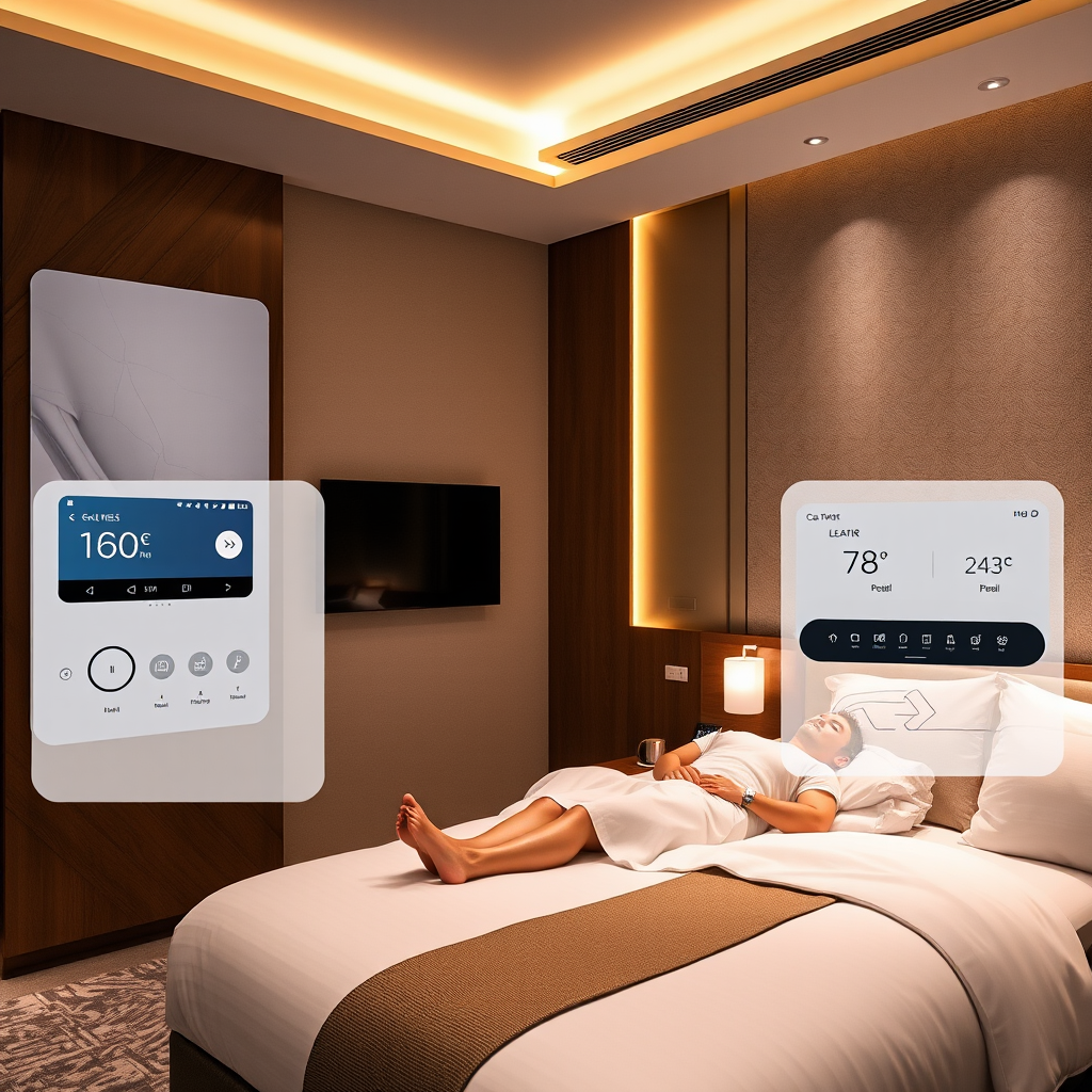 Business professional reviewing network monitoring dashboard on laptop, graphs and charts showing network performance metrics, cost savings visualization, modern office setting with blue ambient lighting